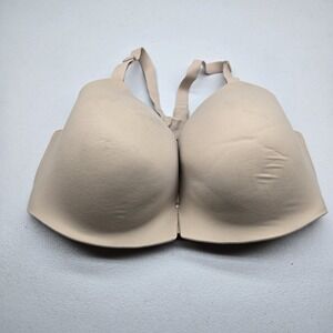 Soma Women Bra 38DDD Beige Enbliss Front Close Racerback T Shirt Underwired
